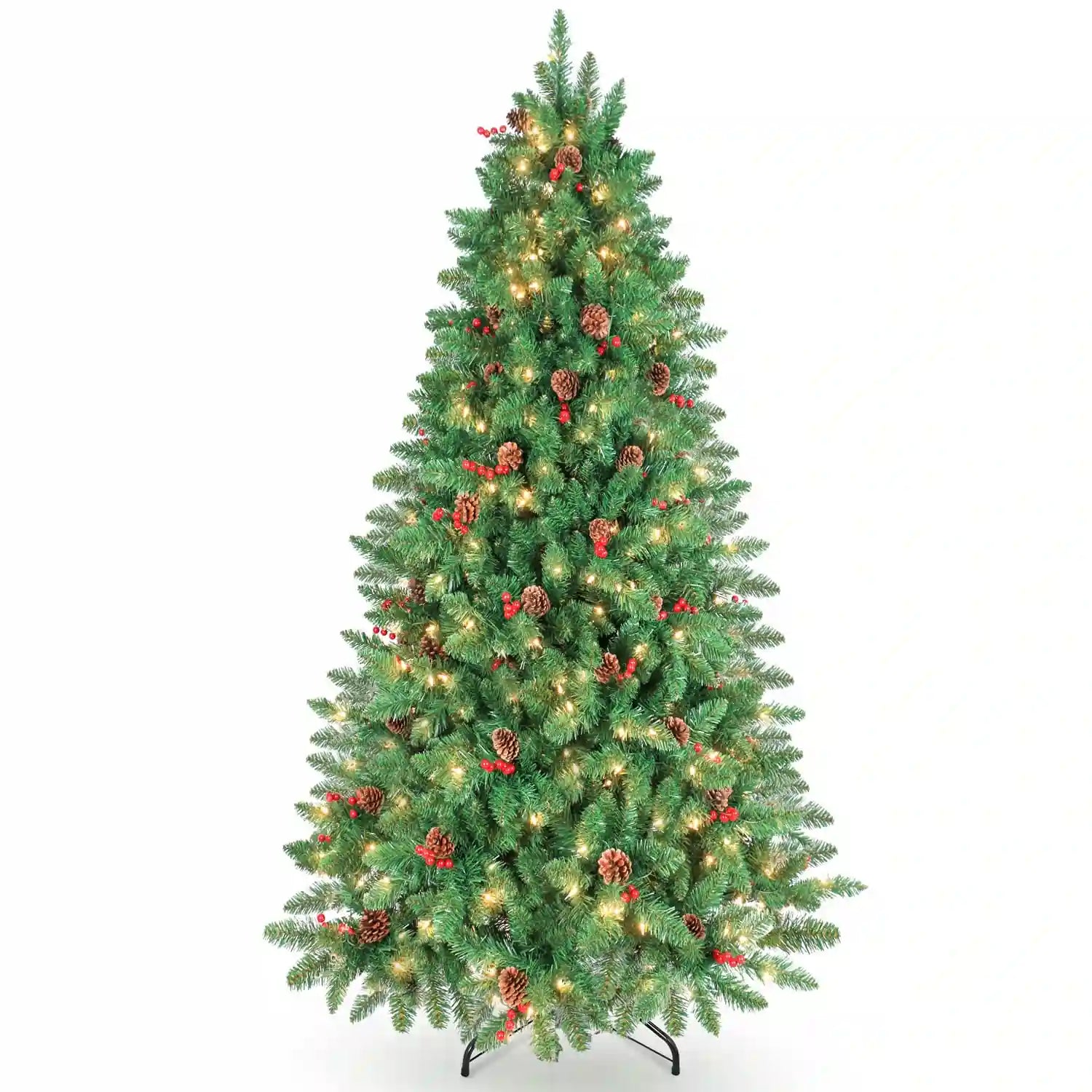LIFEFAIR 7.5FT Prelit Christmas Tree#size_7.5FT
