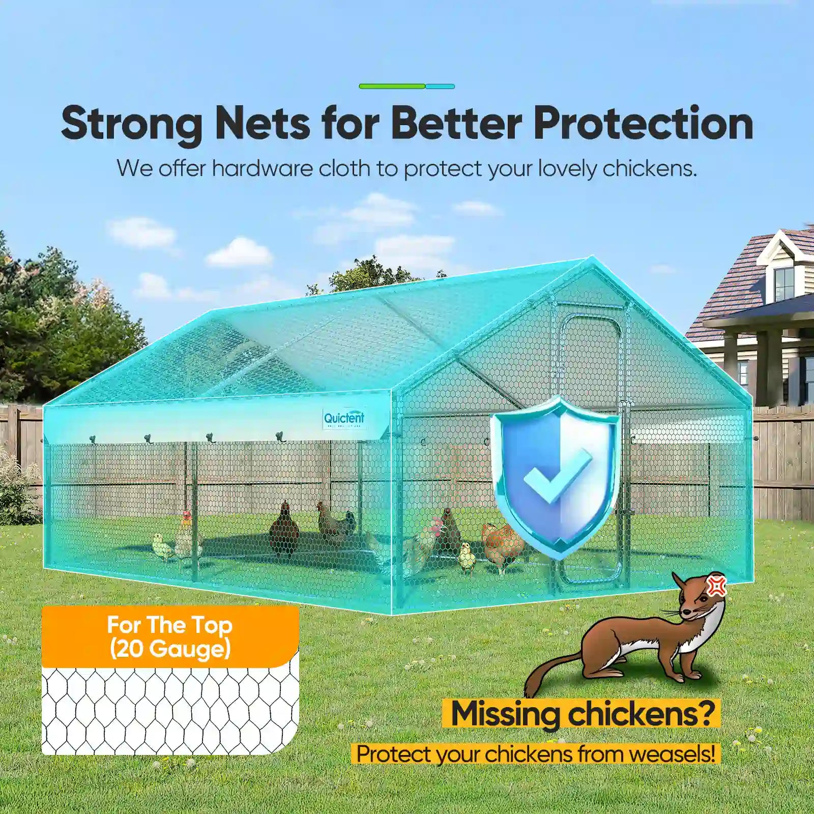 Upgraded Heavy Duty Wire Mesh#size_12x9FT WireMesh-with ladder