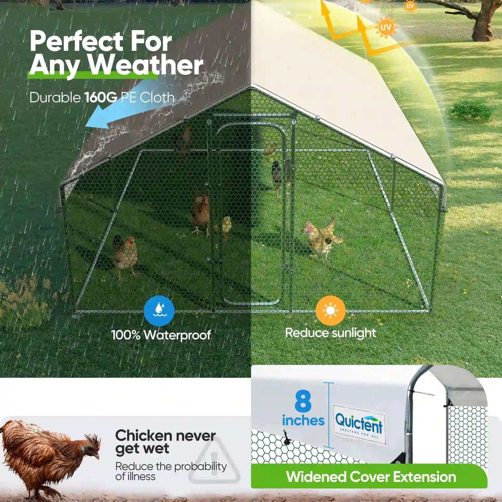 8" extension widened cover#size_12x9FT with NestBox