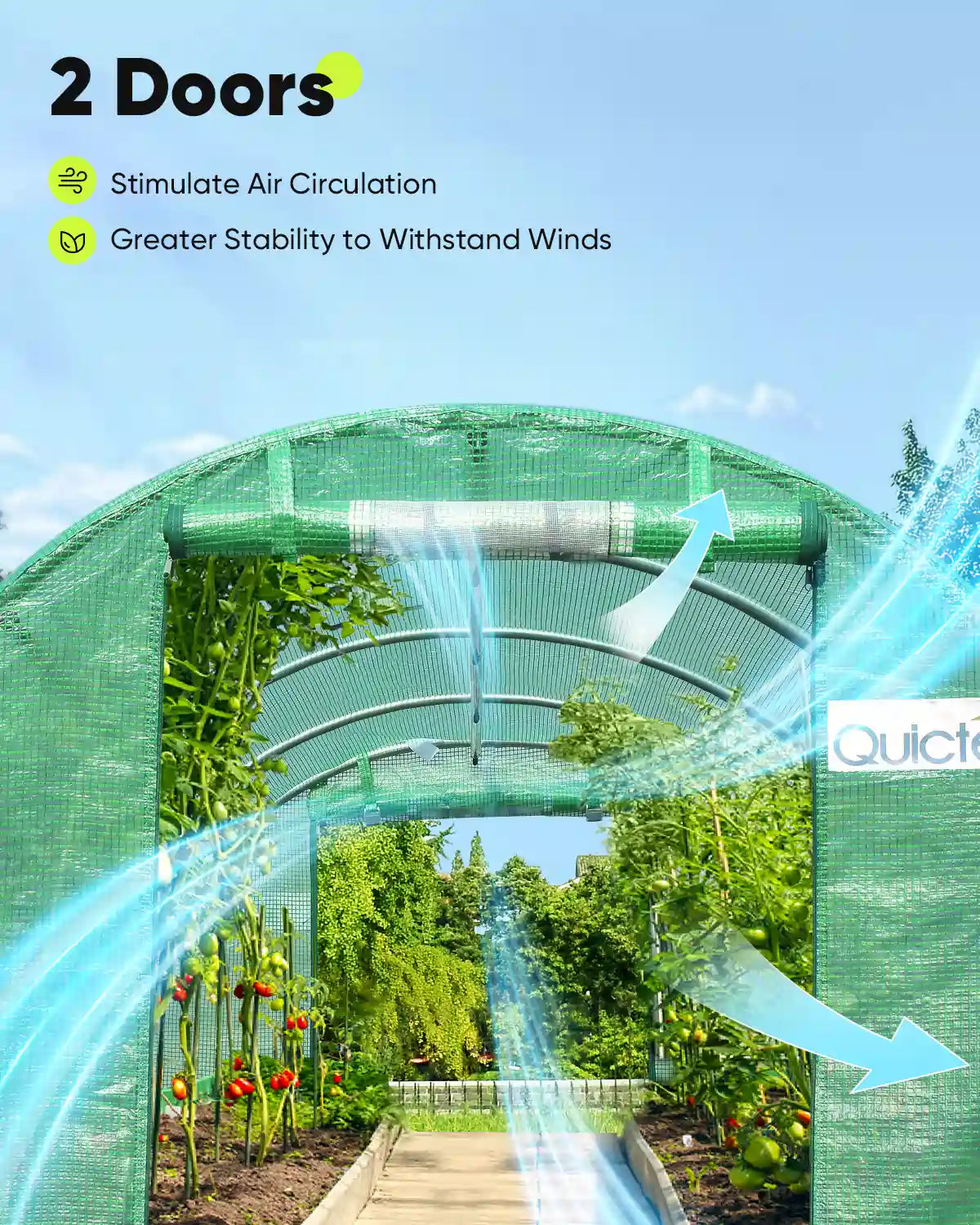 Greater stability to withstand winds#color_green