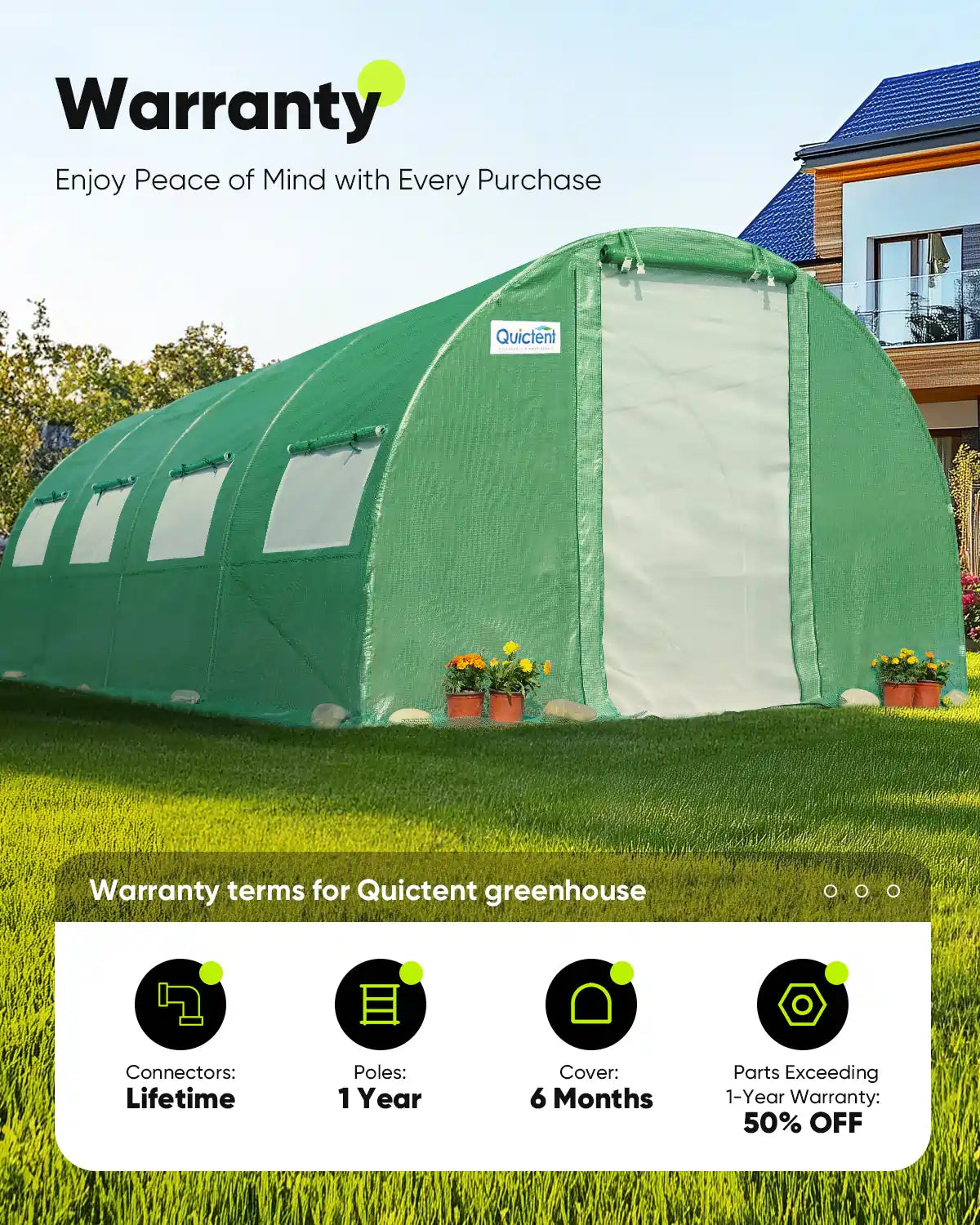 Enjoy peace of mind with every purchase#color_green