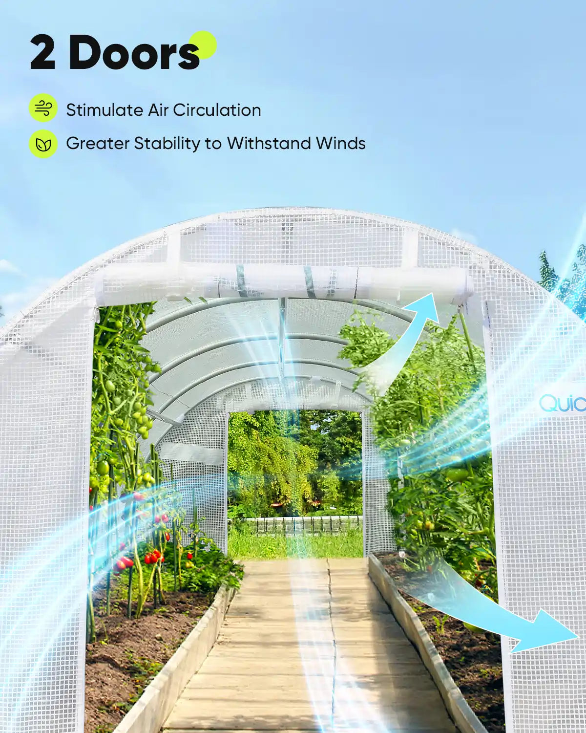 2 doors to stimulate air circulation#color_white