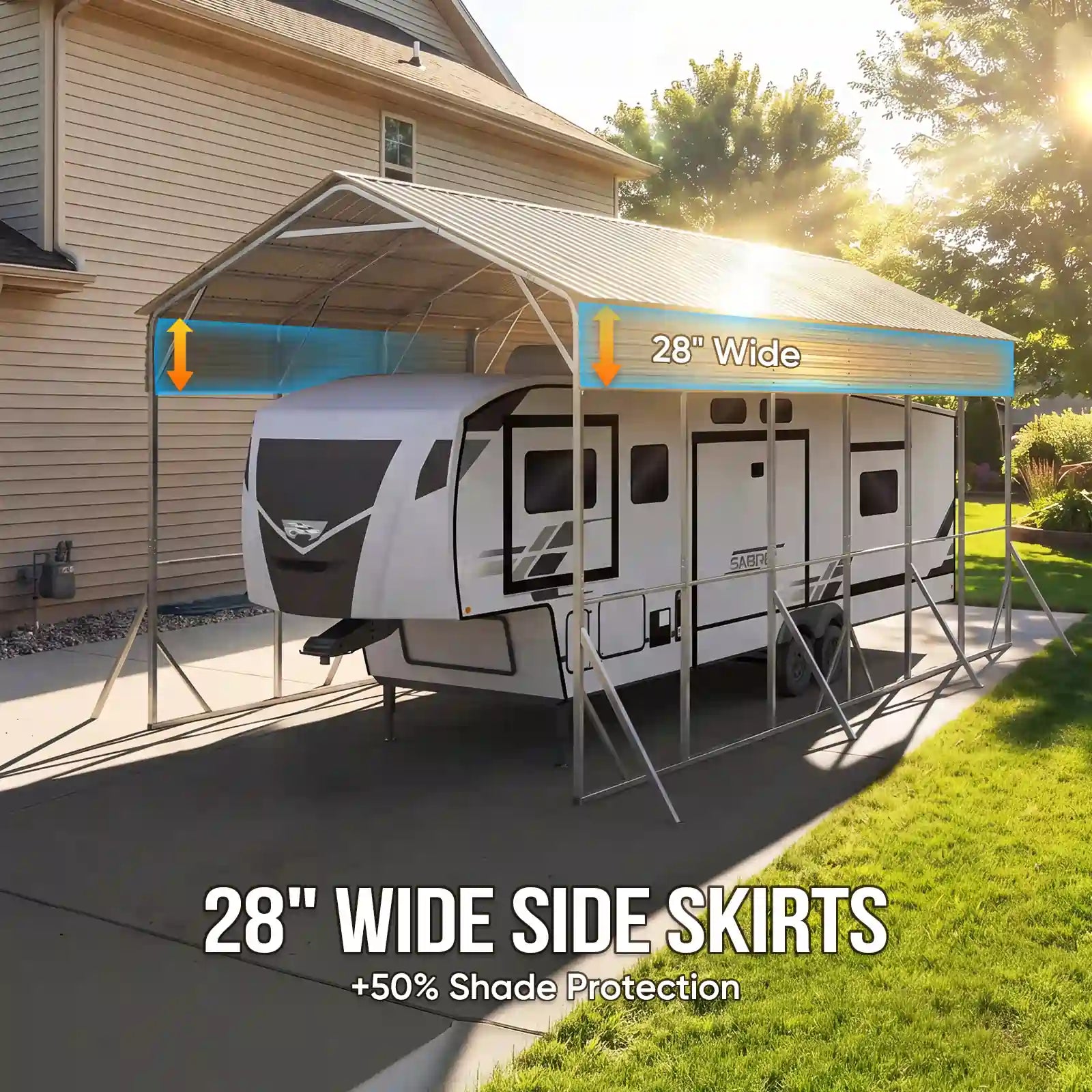 28" Wide Side Skirts#size_14X30ft-Taller
