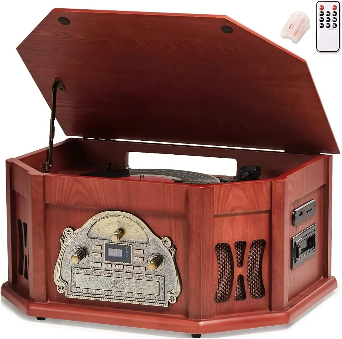 ORCC 10-in-1 Record Player#color_mahogany