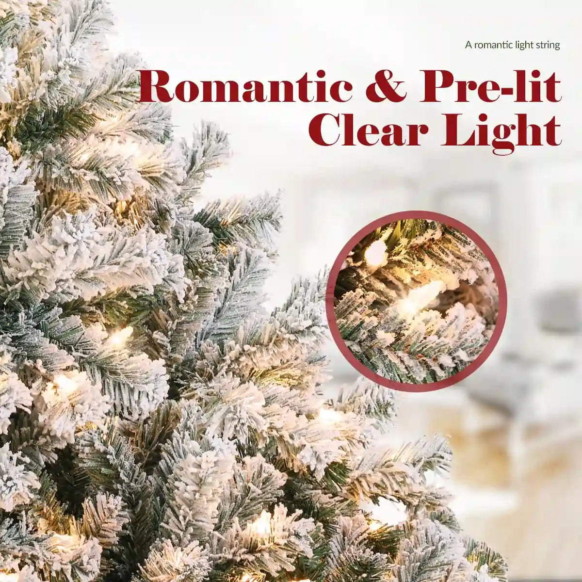 Pre-lit Christmas Tree 7.5ft with incandescent, warm white lights#size_7.5FT
