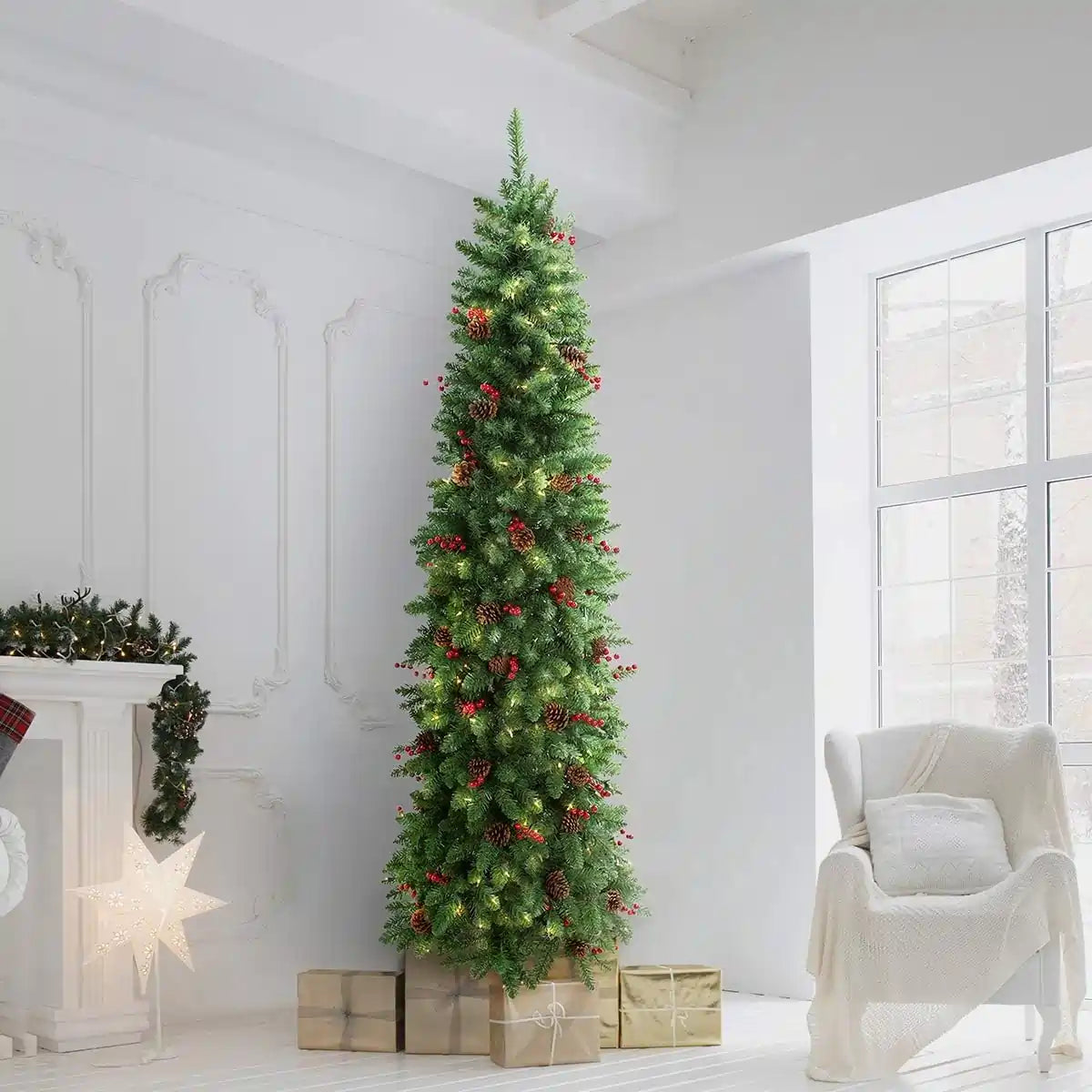 OasisCraft 9FT Tall Christmas Pine Tree#size_9FT