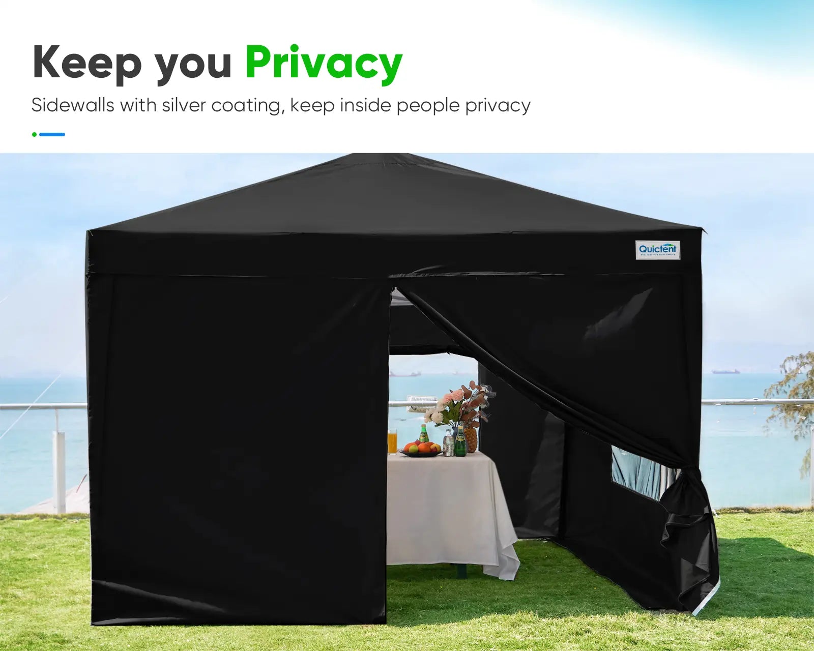 8x8 canopy sidewalls top