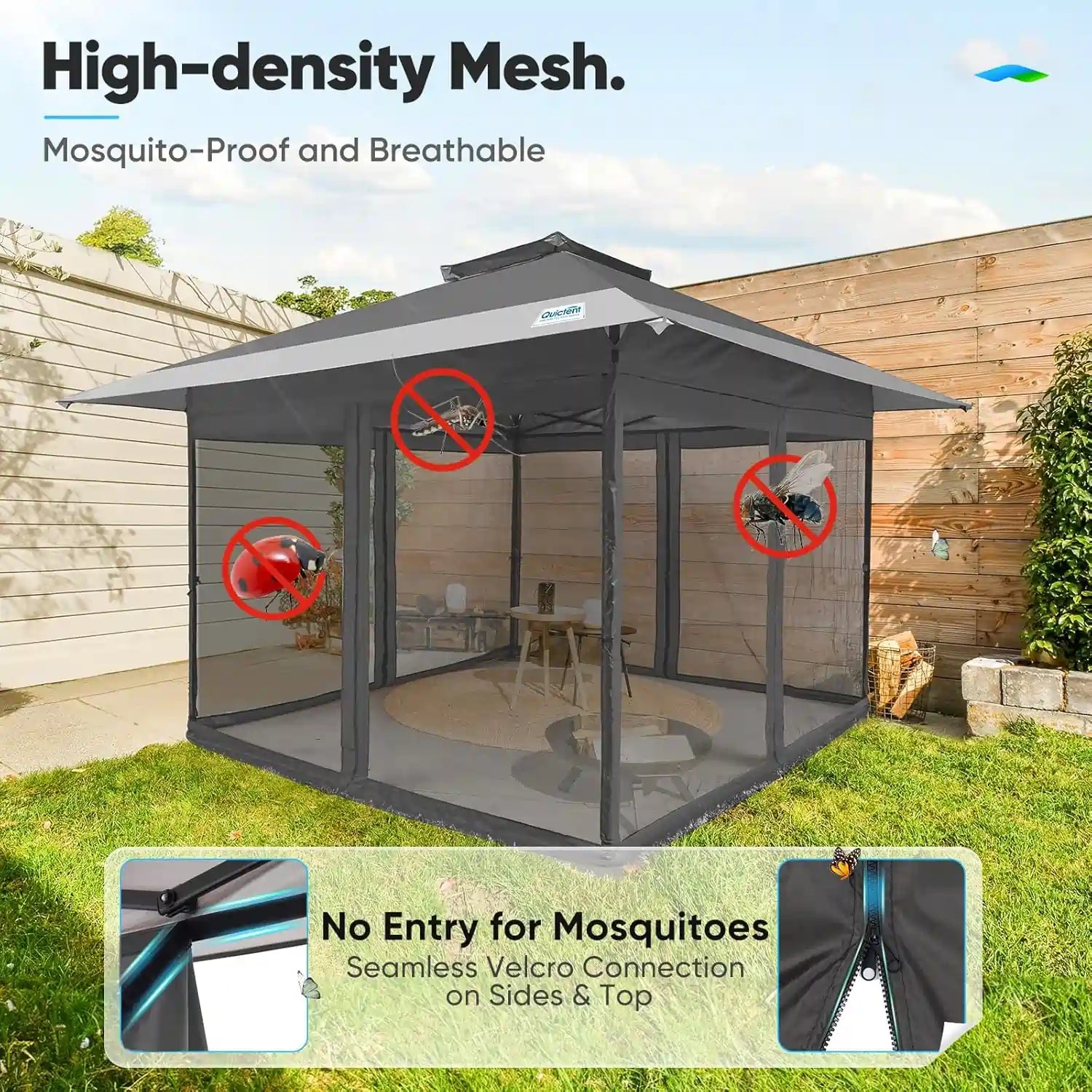 high-density mesh for mosquito prevention#style_13FT-Gray w/ Netting