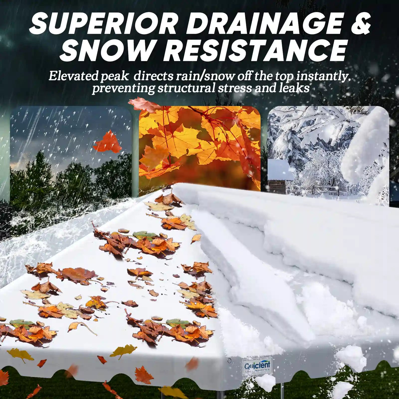 Roof with superior drainage#size_20'x40' No Sides