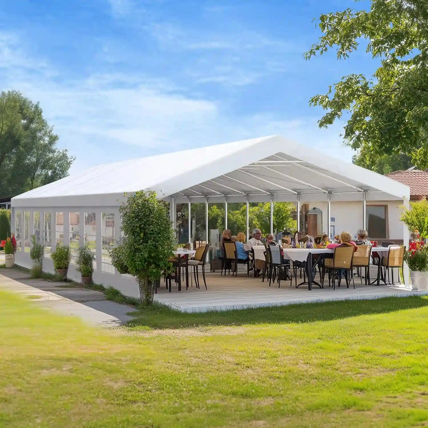 20x60 Heavy Duty Party Tent#size_20' x 60'-basic