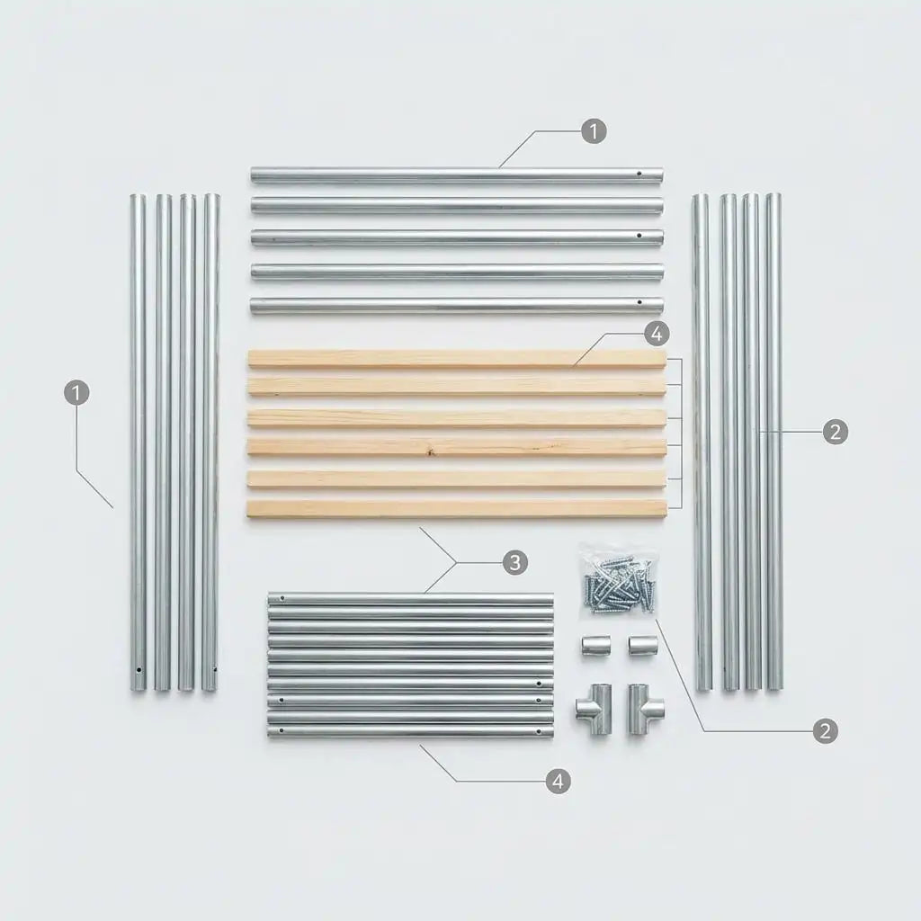 Quictent Chickens Roosting Perch for Coop