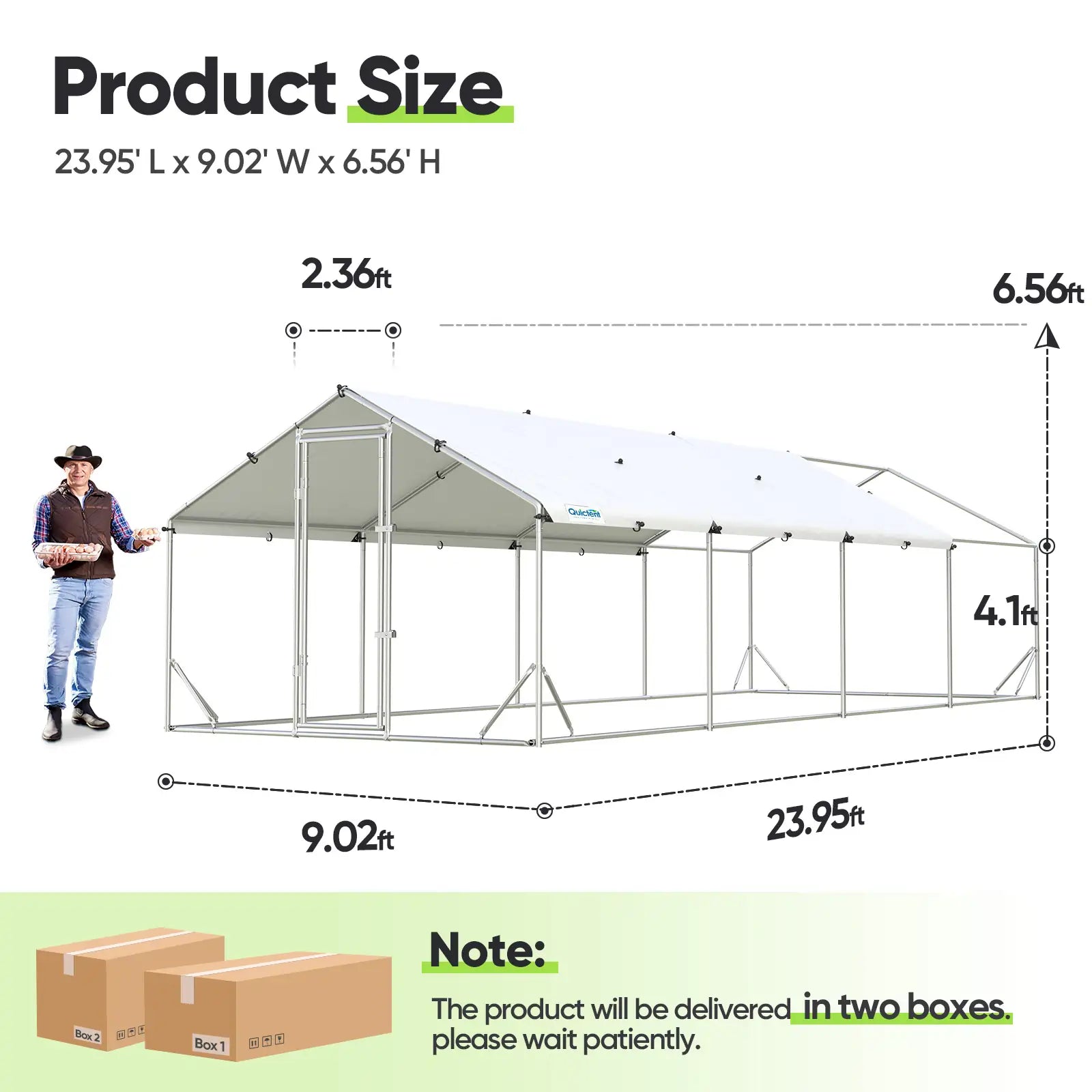 Product size#size_24x9FT HardwareCloth-No ladder