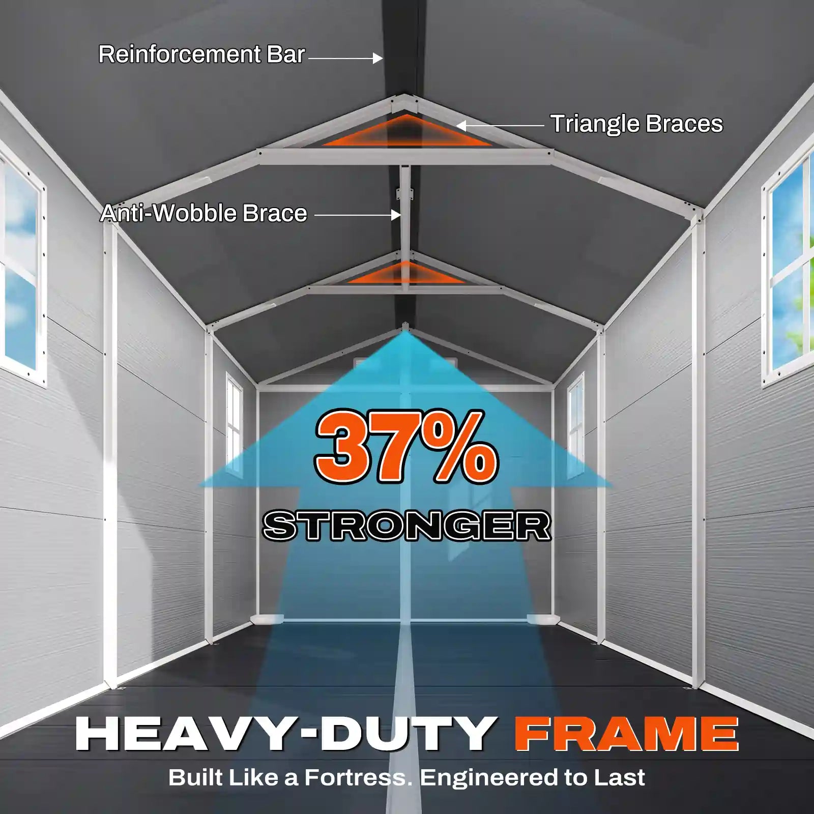 37% STRONGER and HEAVY-DUTY FRAME#size_7.6x11.4FT-Light Gray
