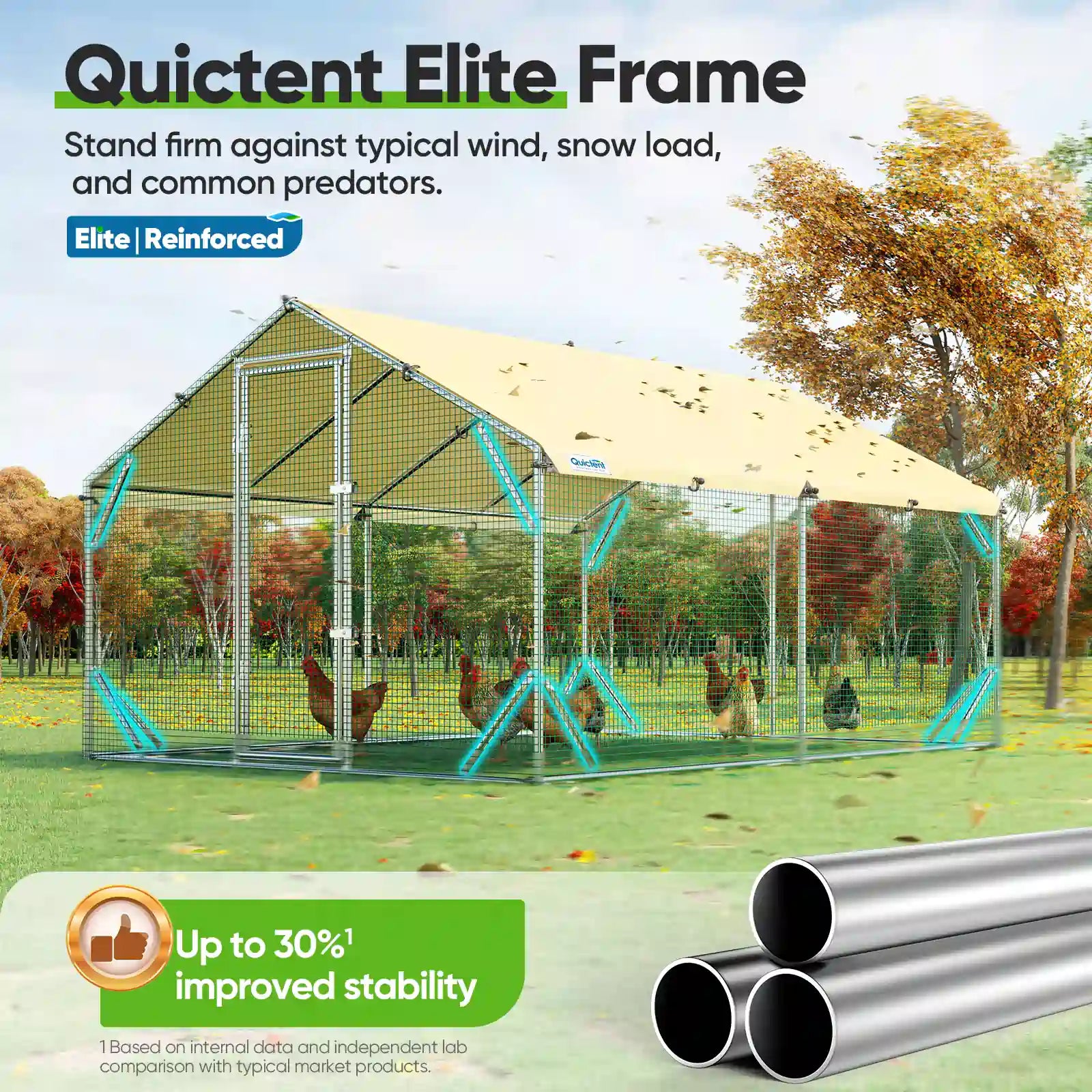 Strong Elite Frame#size_12x9ft w/Extended Wire