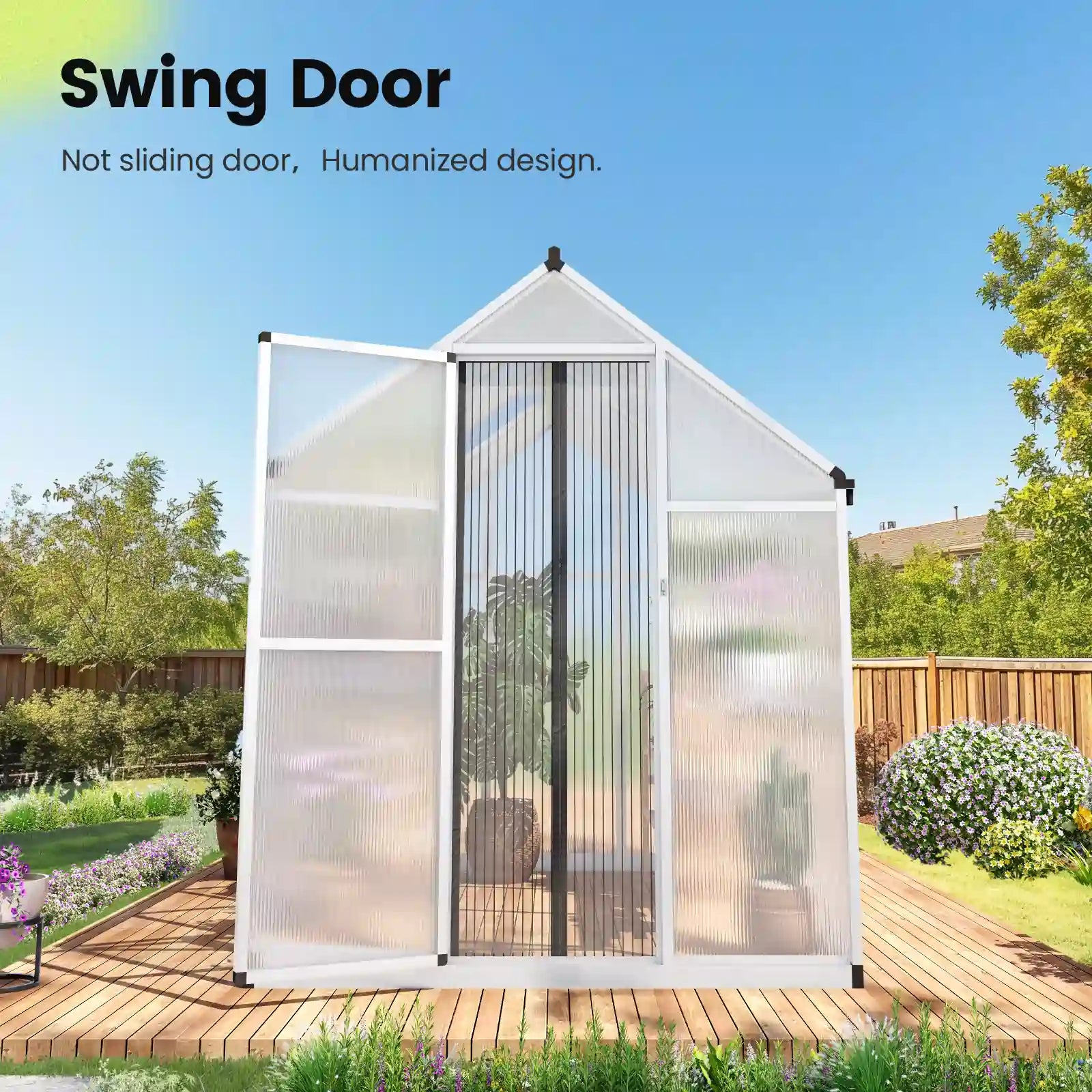 Swing door#size_6X8X6ft-w/shelf