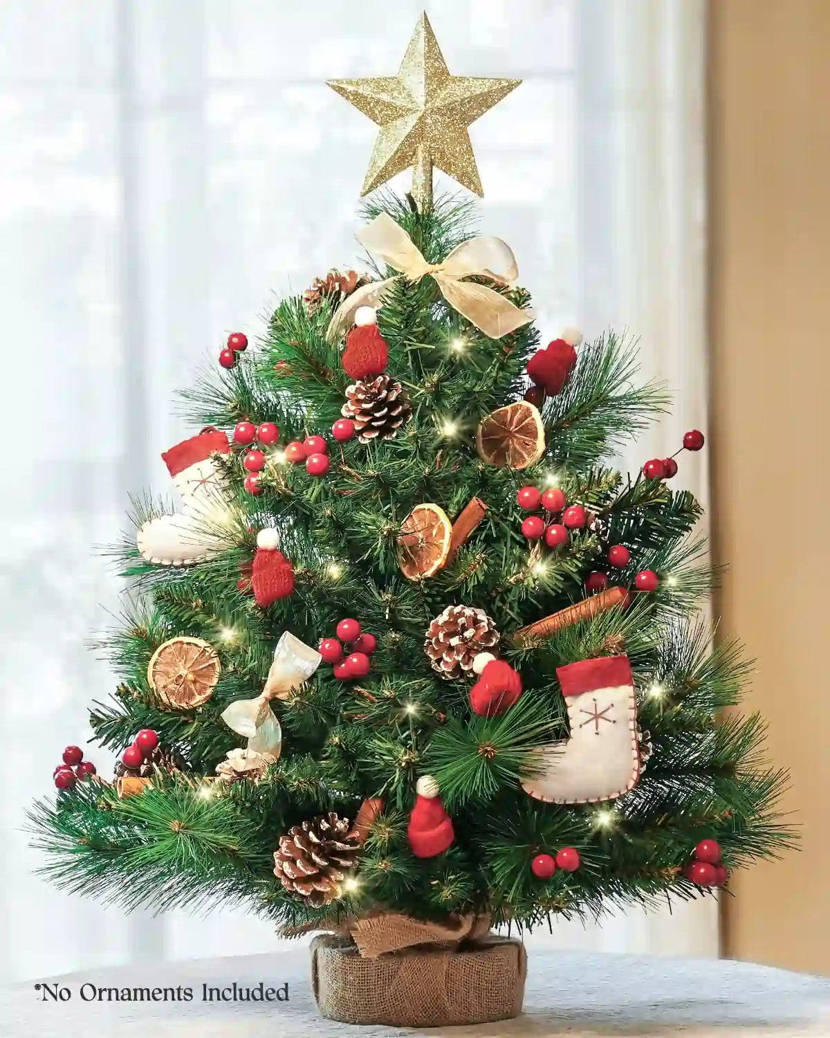 Pre-lit Christmas Tree with Star Treetop