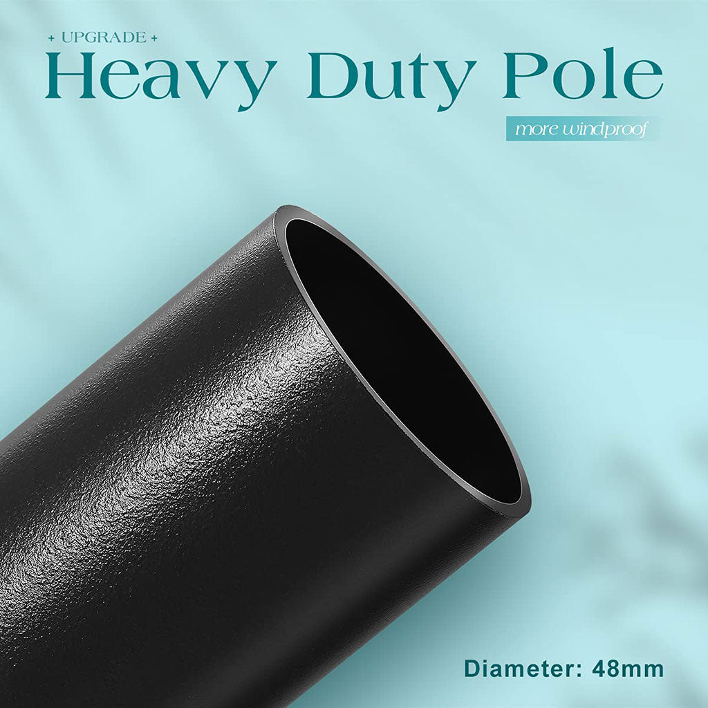 Heavy duty pole patio umbrella#color_turquoise