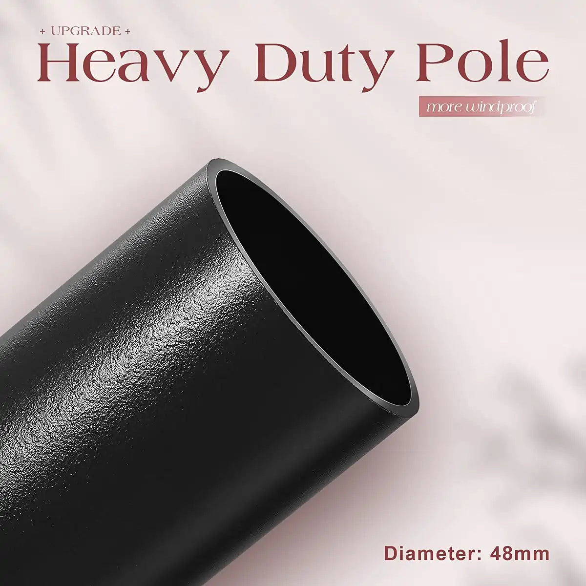 Wine offset patio umbrella heavy duty pole#color_wine
