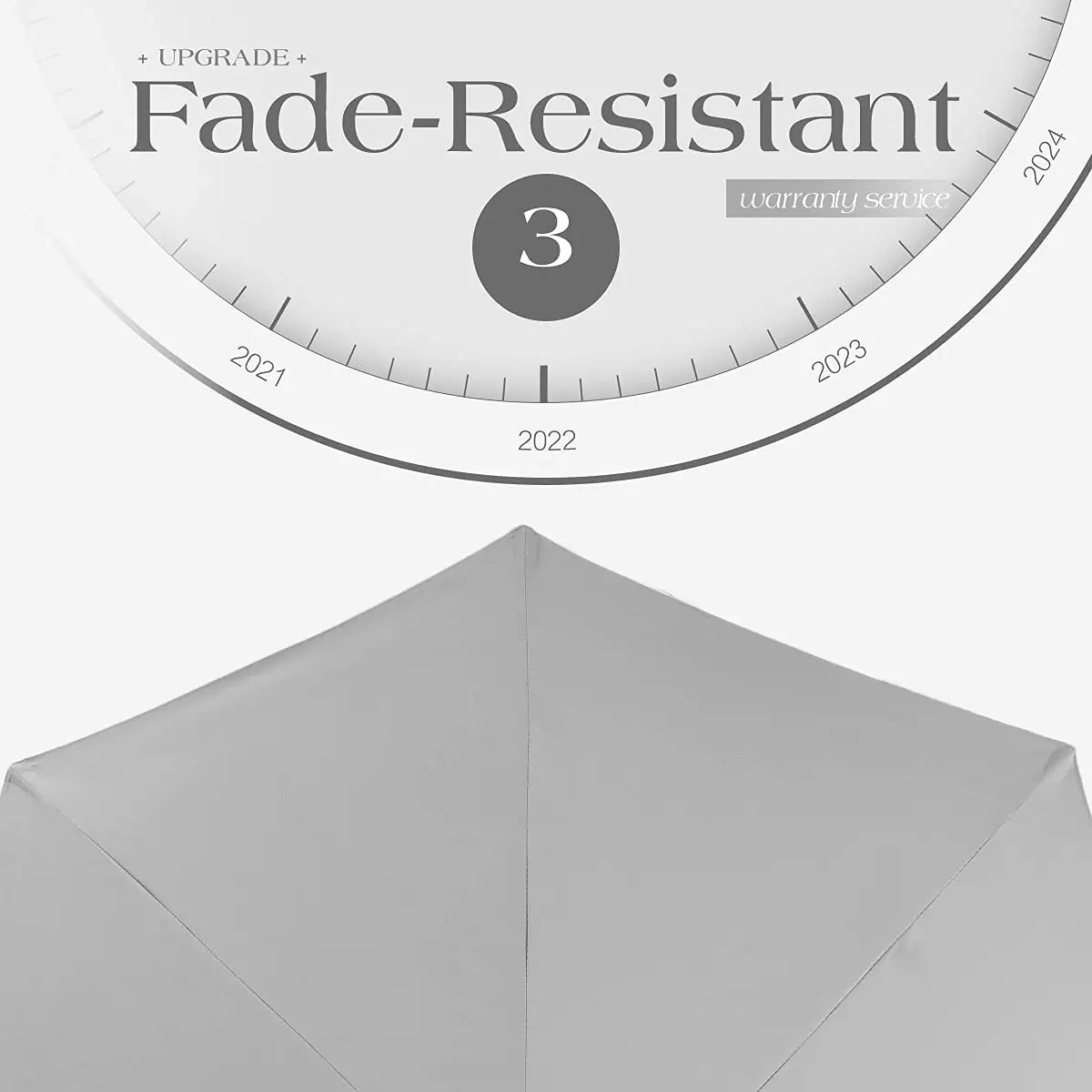 grey 10 ft offset patio umbrella fade resistant#color_ribs grey