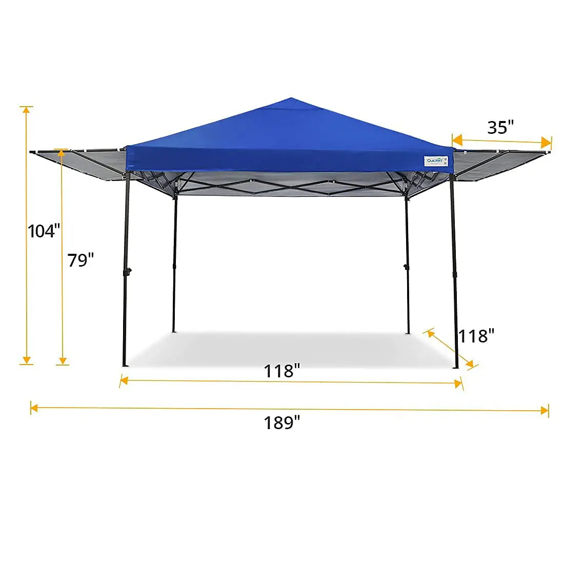 Pop up canopy clearance with awning