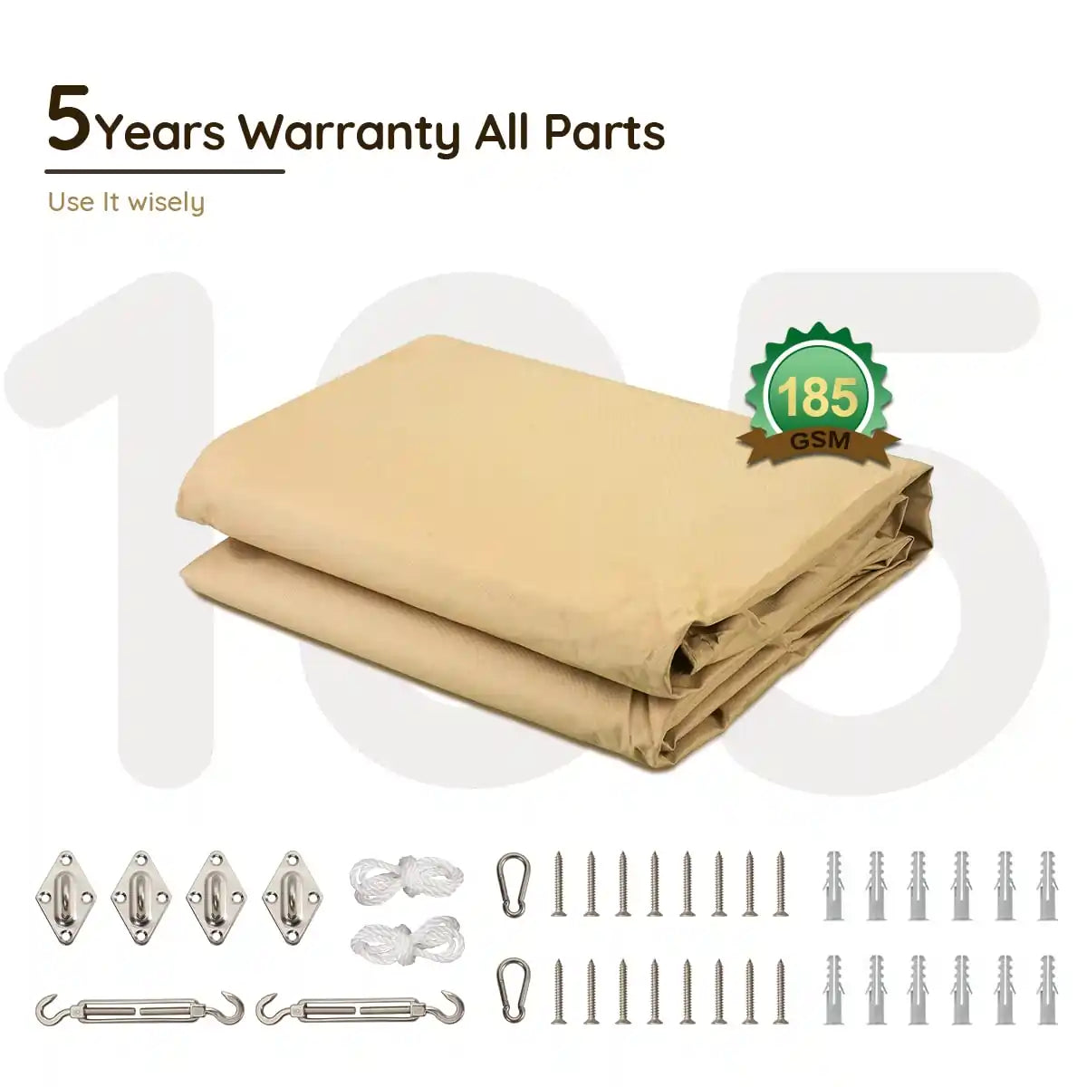 Quictent sun shade sail warranty