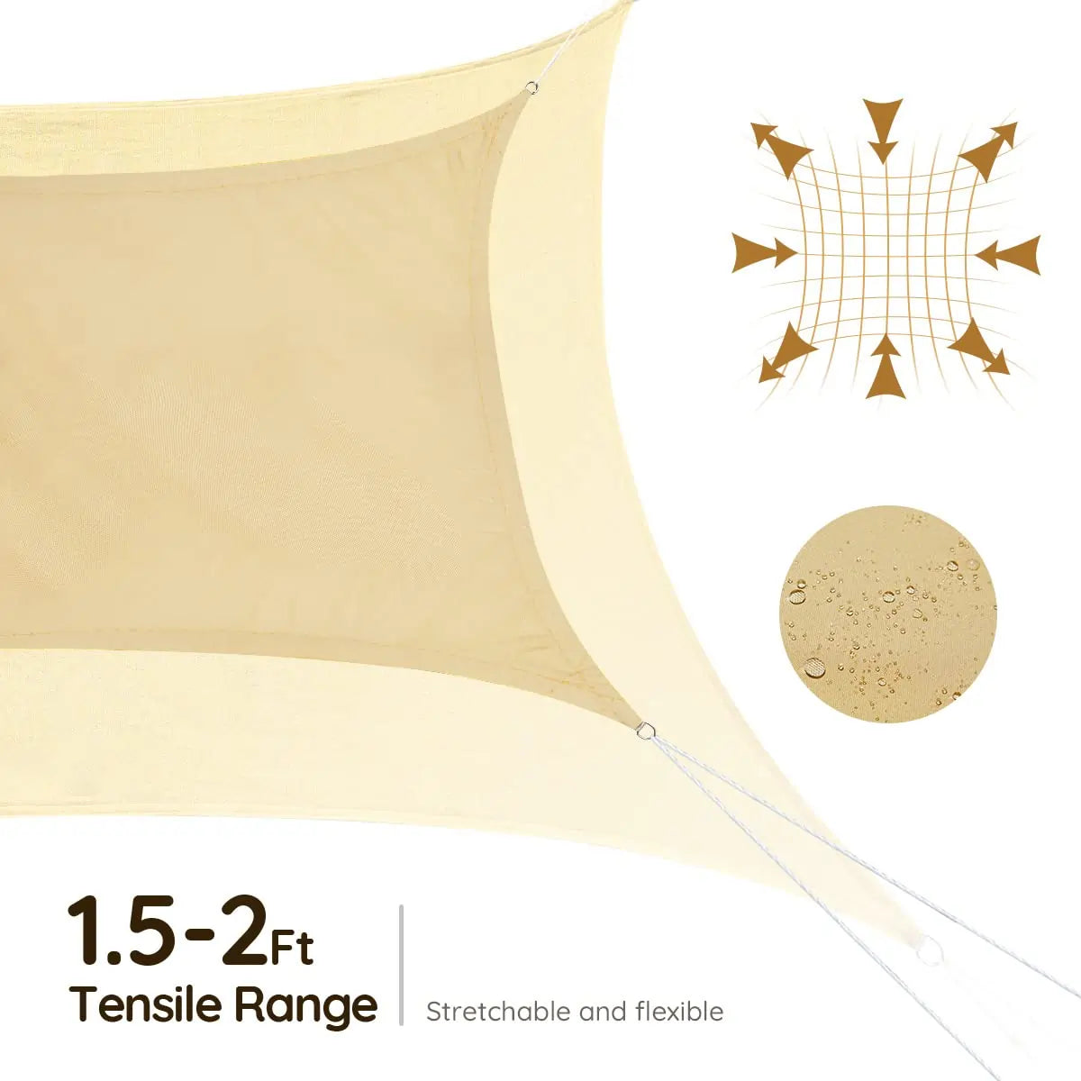 shade sail stretchable