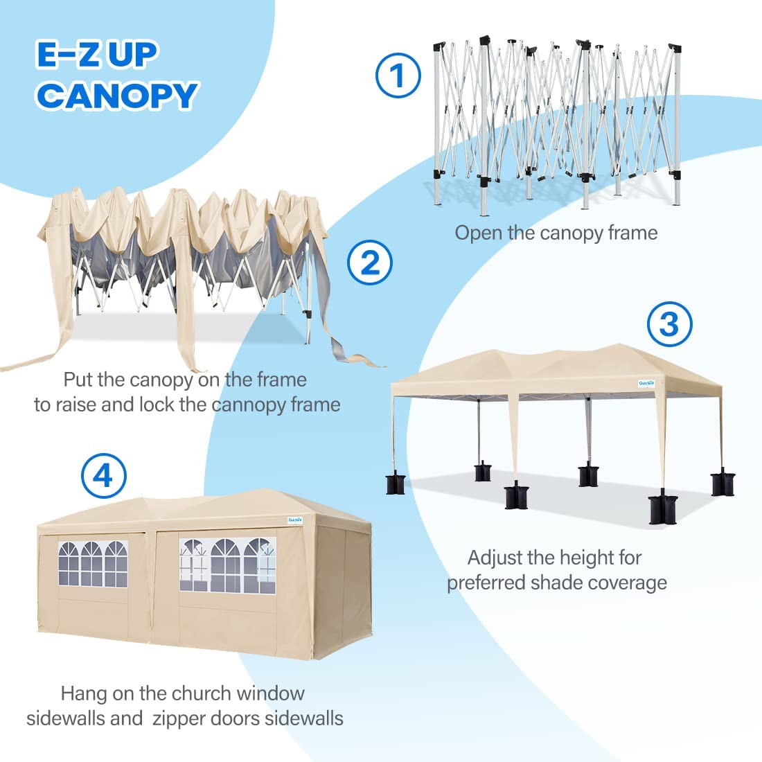 10x20 canopy tent frame