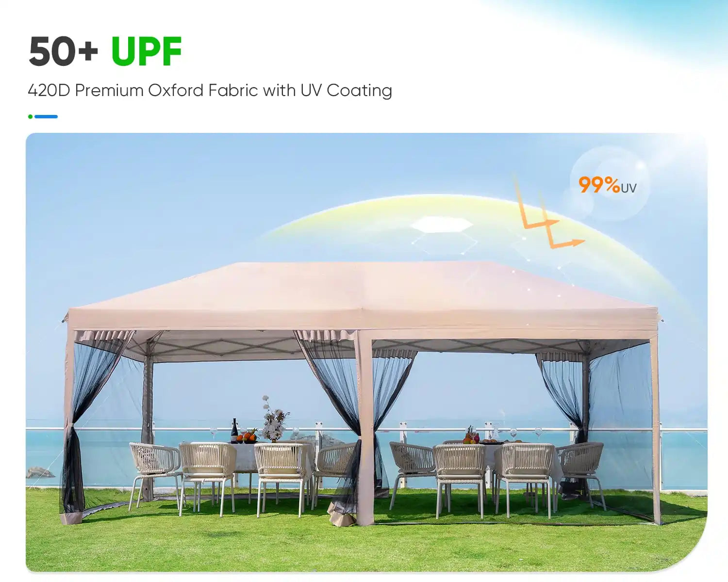 10x20 screened canopy hot sale