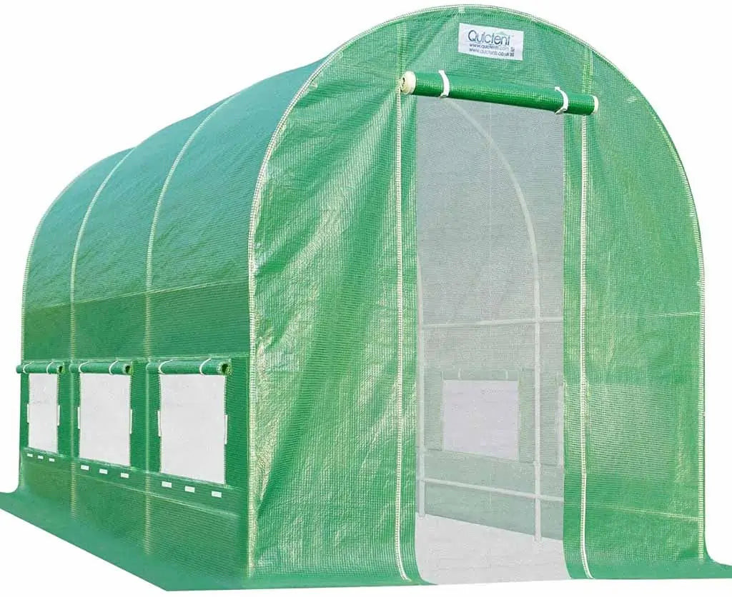 12' x 7' x 7' Tunnel Greenhouse#color_green (with 2 doors)