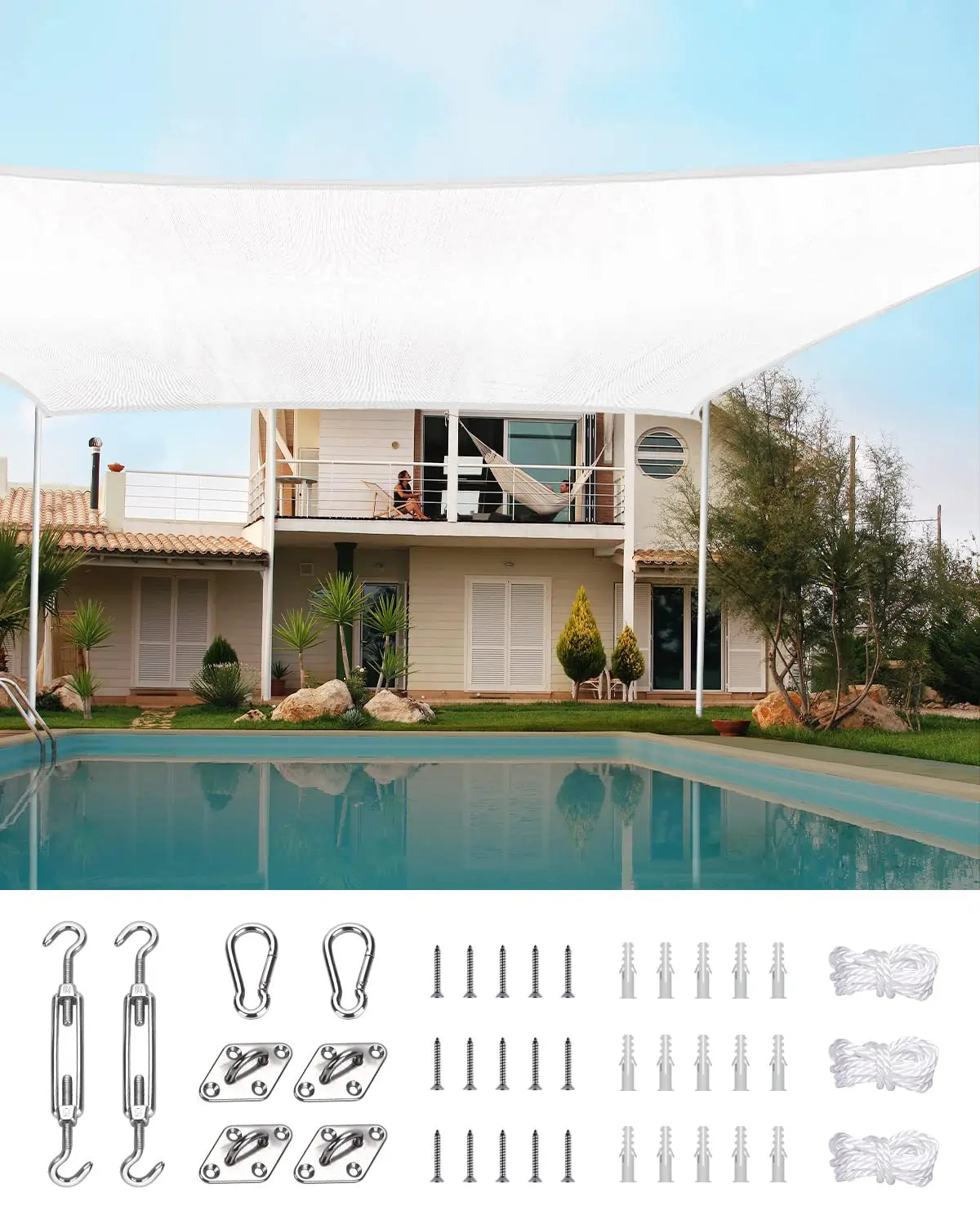 12 x top 16 shade sail