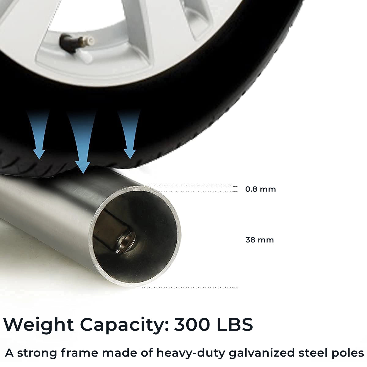 300LBS Weight Capacity tubes#color_gray