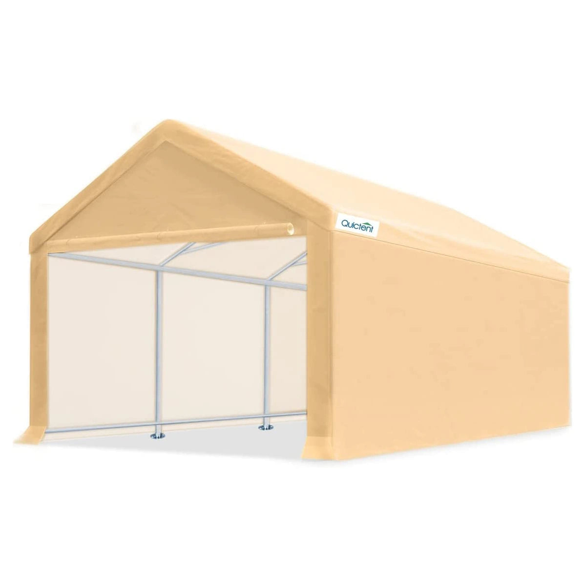 20' x 13'Heavy Duty Car Shelter - Beige#color_beige