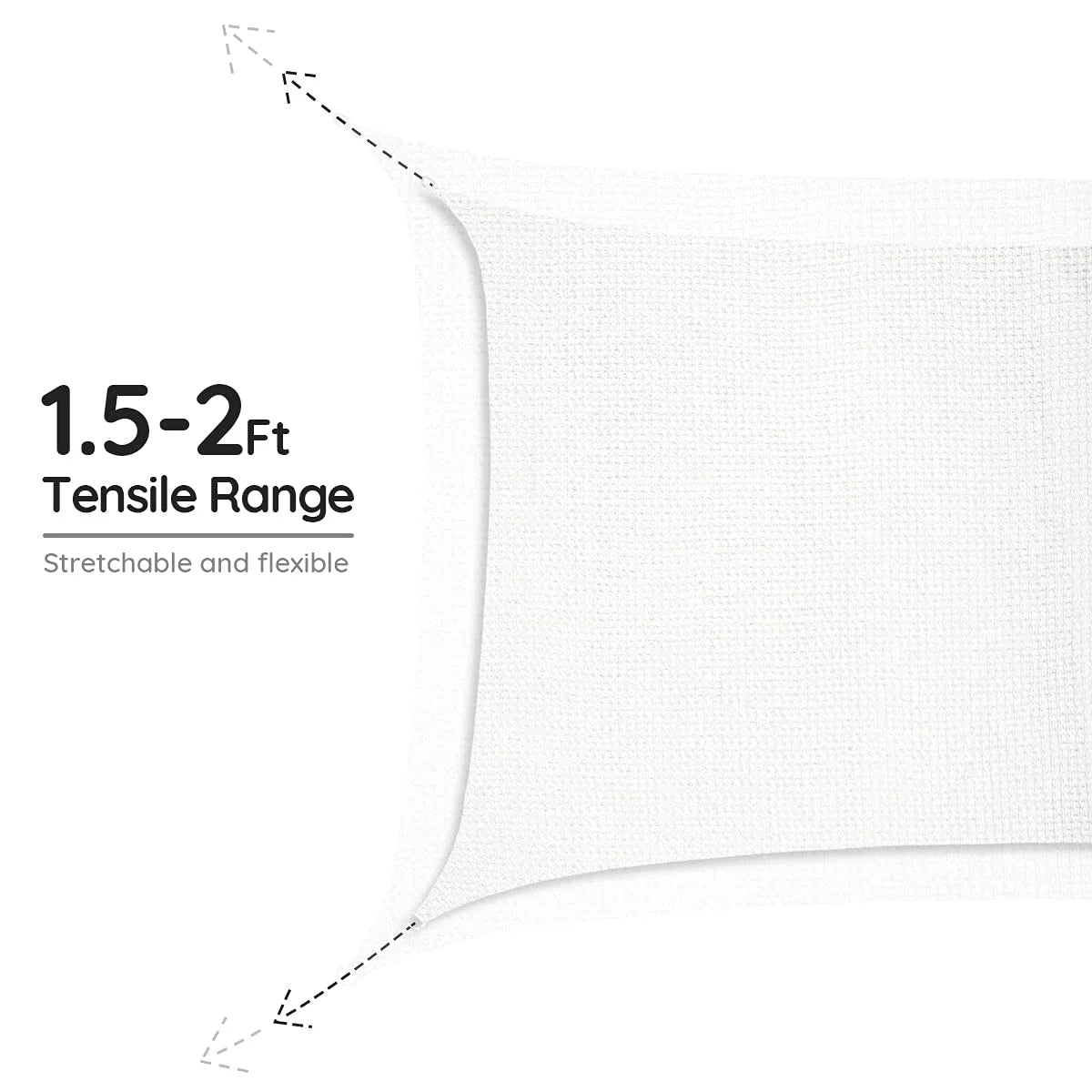 white square shade sail tensile range#color_white