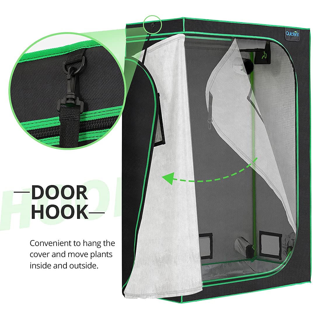 Indoor Grow Tent door hook