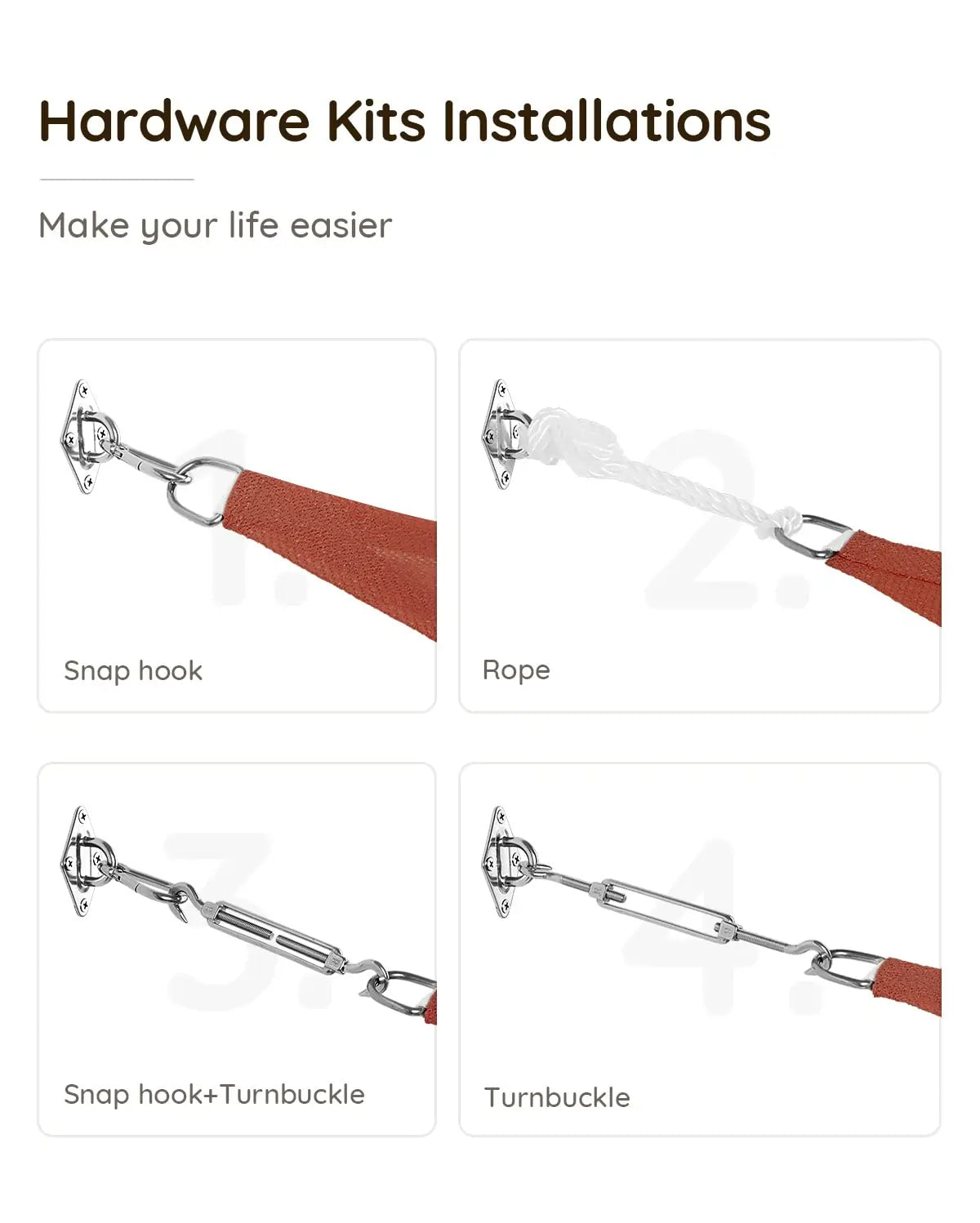 Terracotta color rectangle shade sail hardware kits#color_terracotta