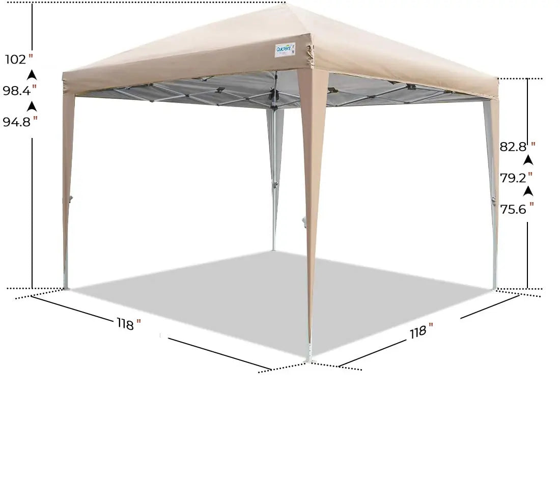 3 Height Options for 10x10  canopy tent#color_beige