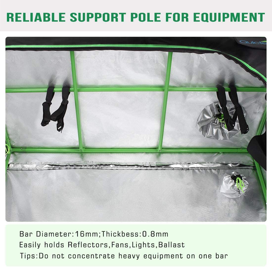 Reliable support pole for equipment