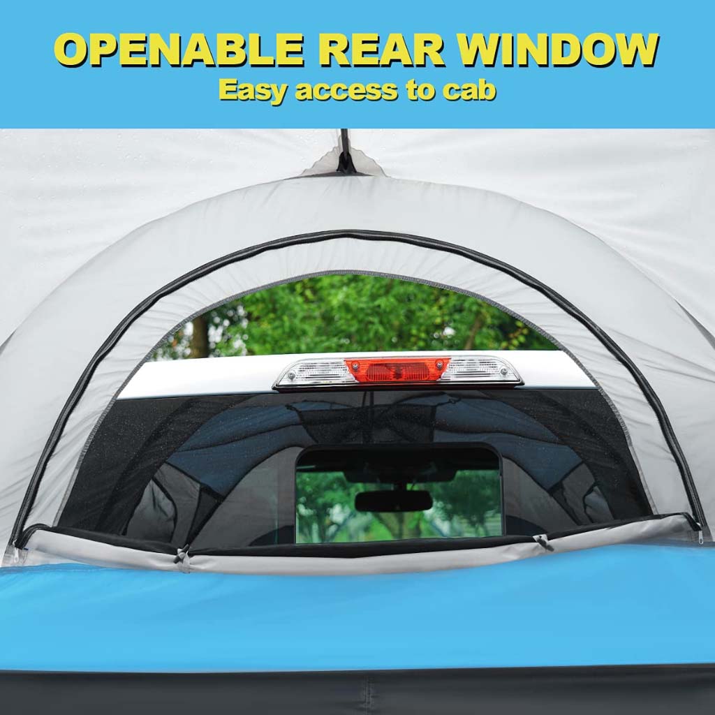 Openable rear window