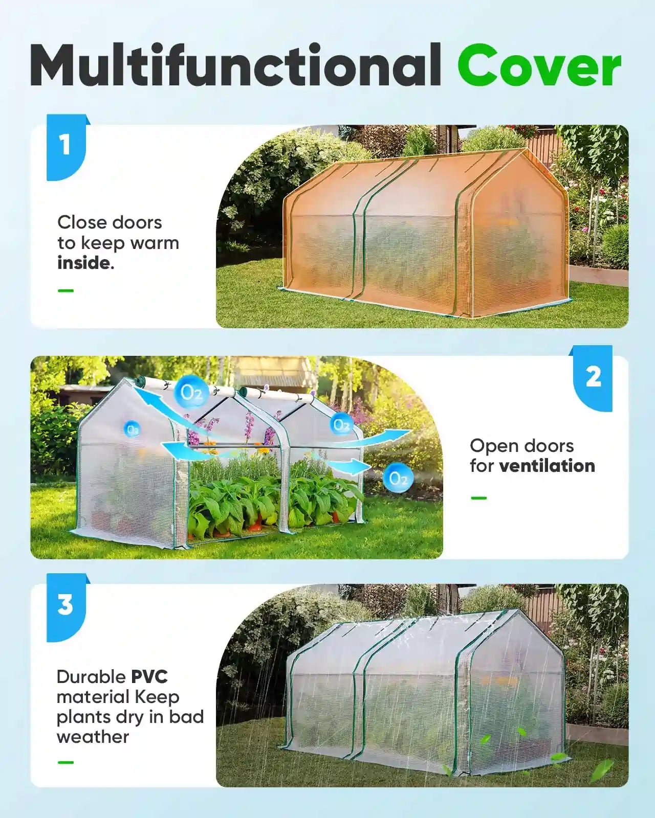 multifunctional greenhouse cover#color_white