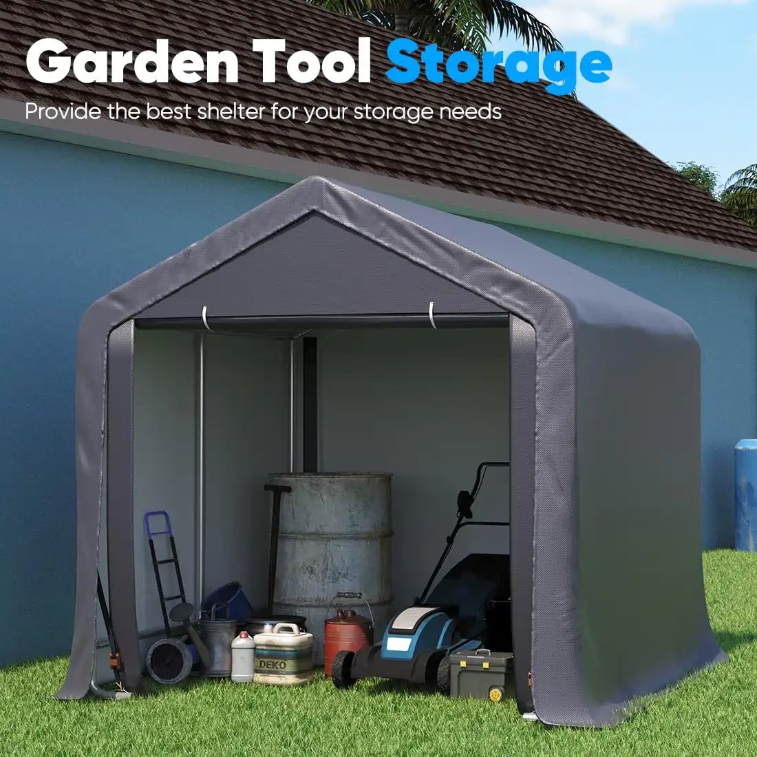 frame of storage shed 