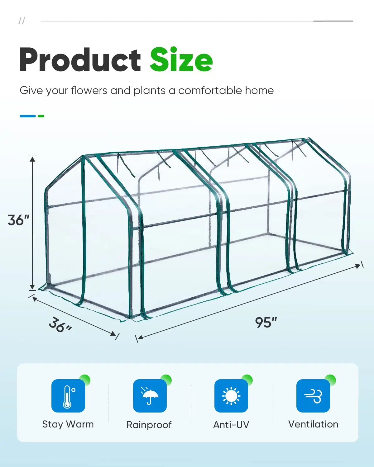 95x36x36 Grennhouse frame#color_clear