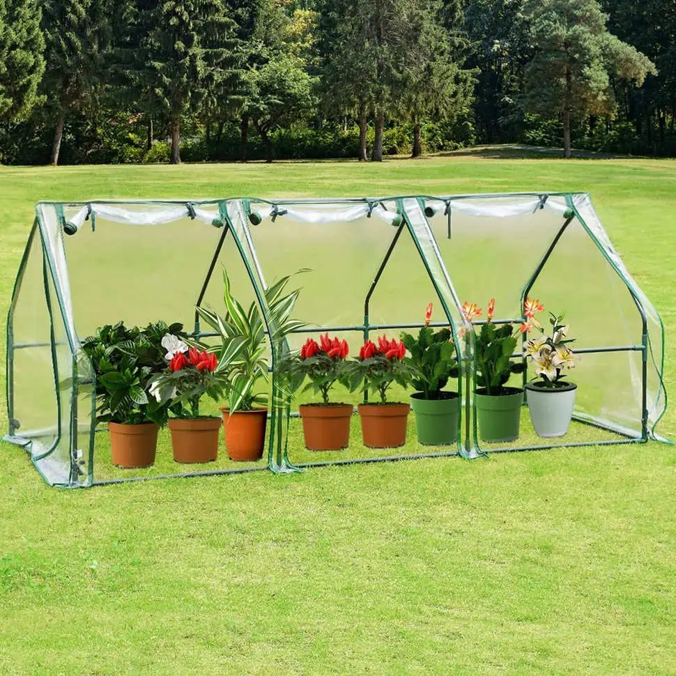 95x36x36 small greenhouse on grass#color_clear