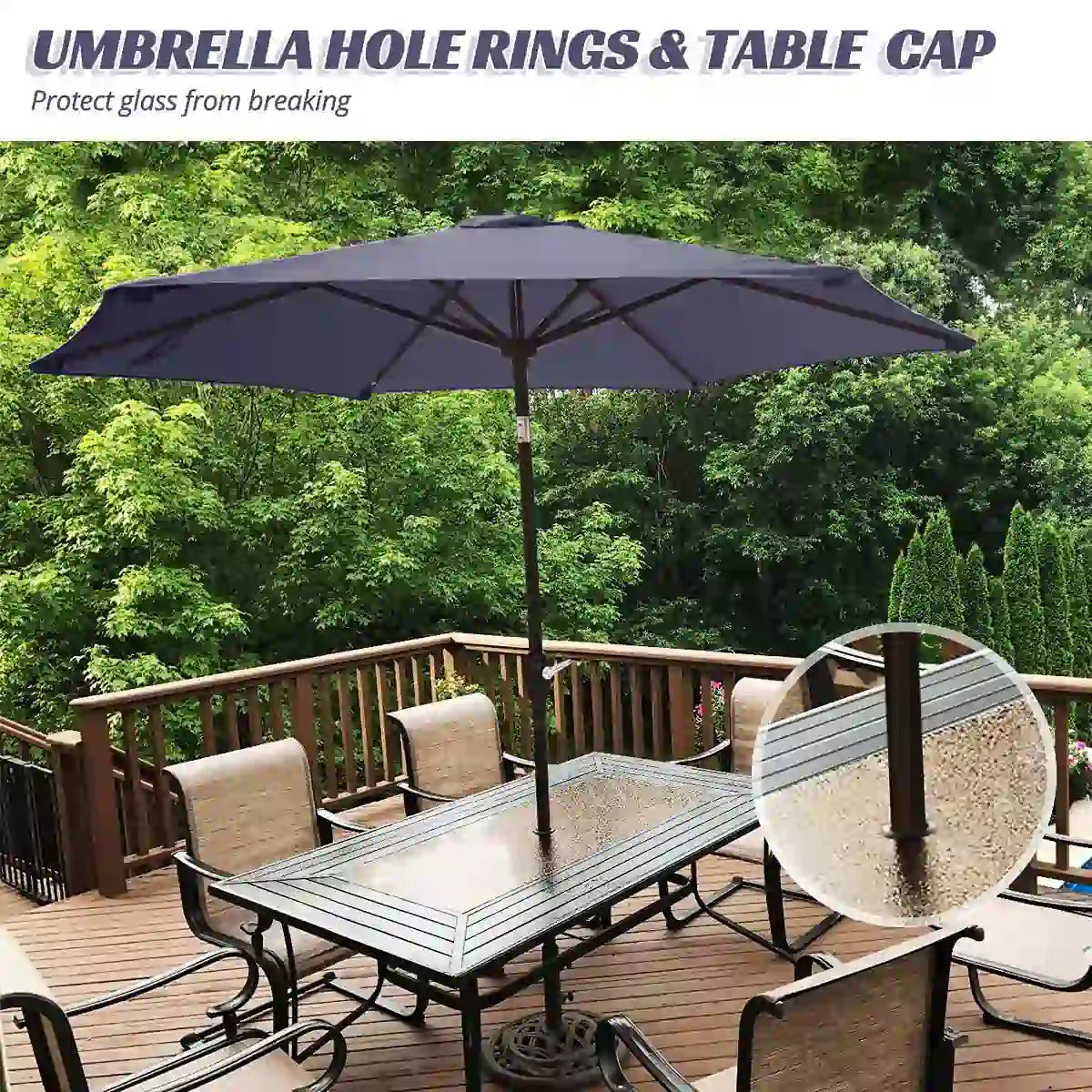 blue 9 ft table patio umbrella#color_navy blue
