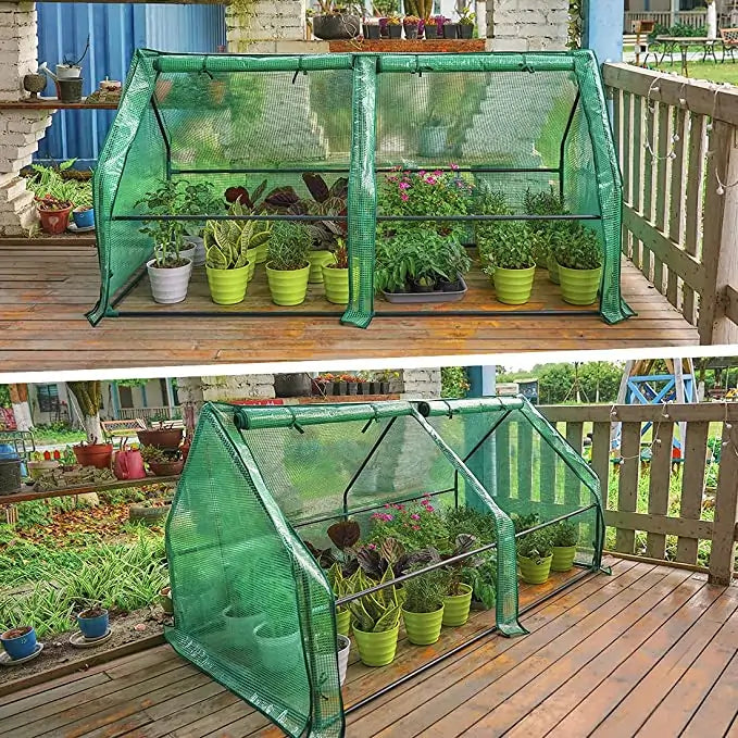 feminin uhøjtidelig At adskille Quictent Mini Greenhouse with Large Doors, 2 Colors, Waterproof