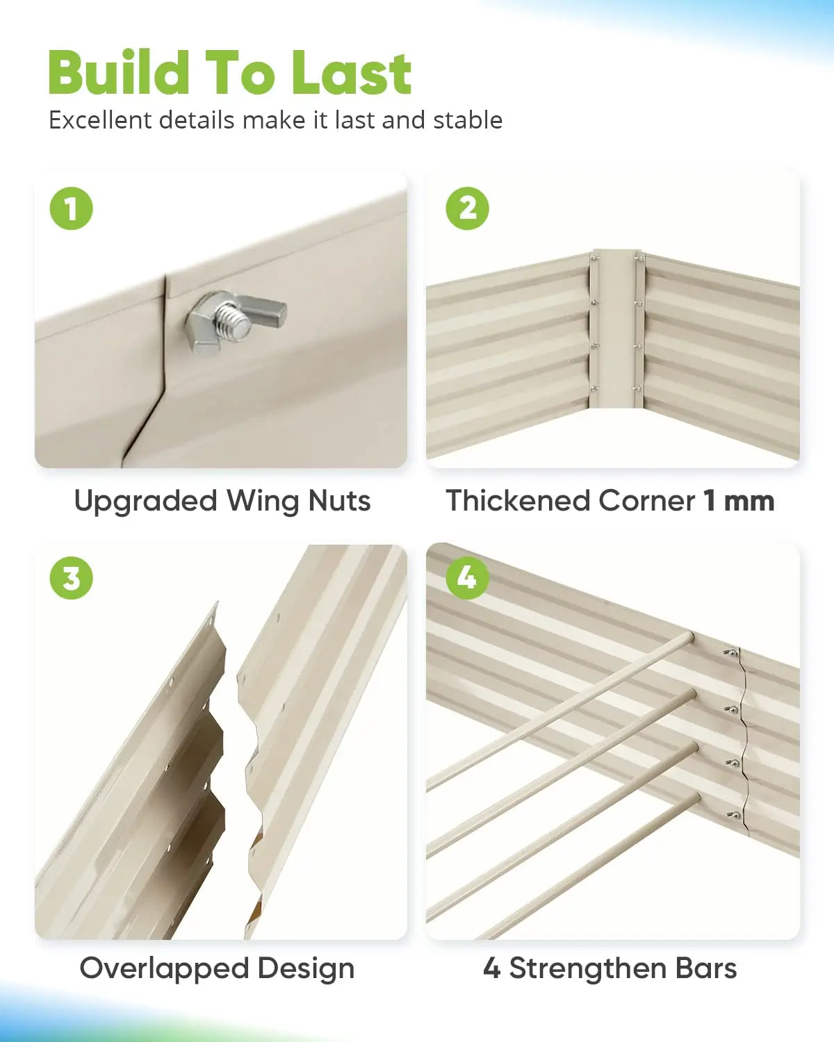 excellent beige garden bed details#color_beige