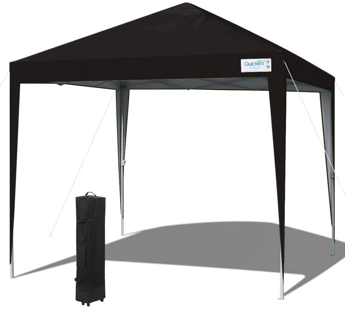 Black 10x10 EZ Pop Up Canopy#color_black