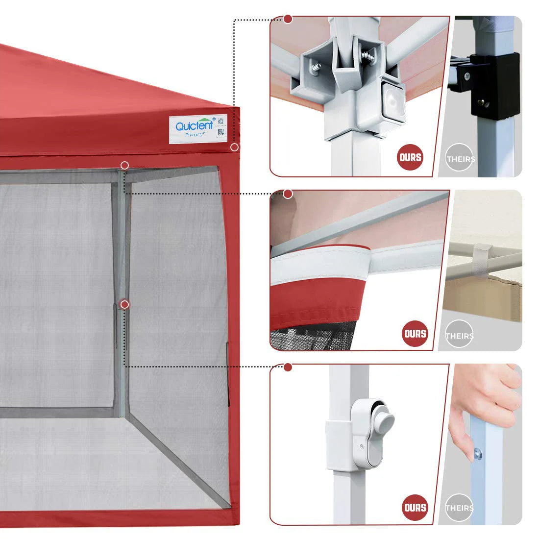 ren 10x10 screen tent#color_burgundy