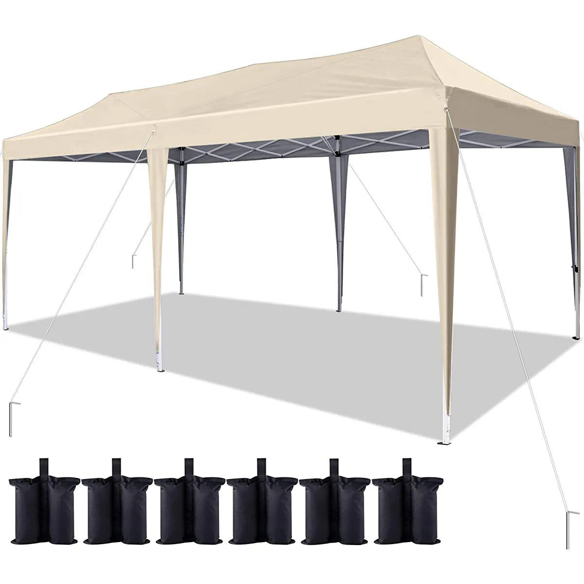 Beige 10'x20' EZ Up Canopy#color_beige