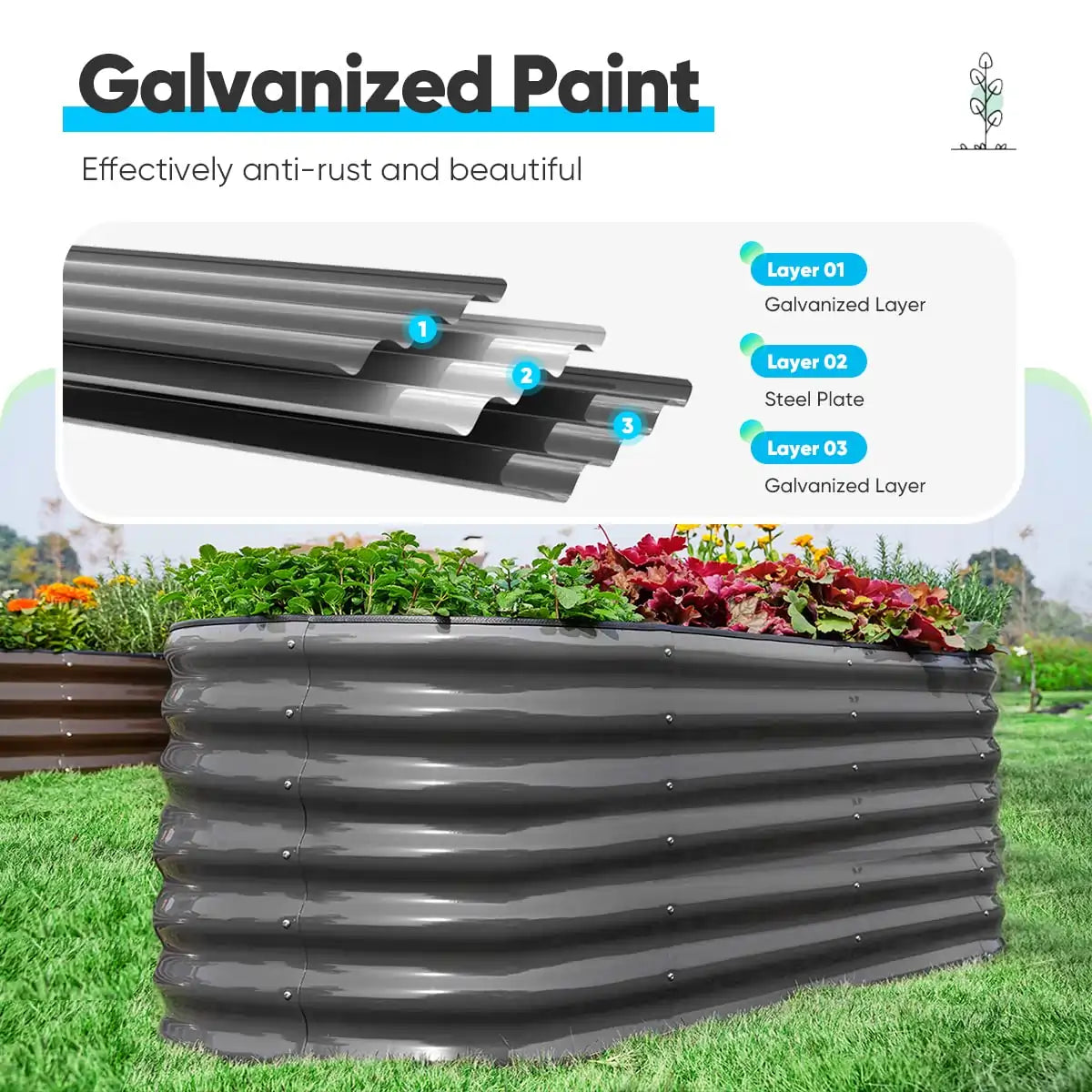 dark grey flowerbed features#color_dark grey