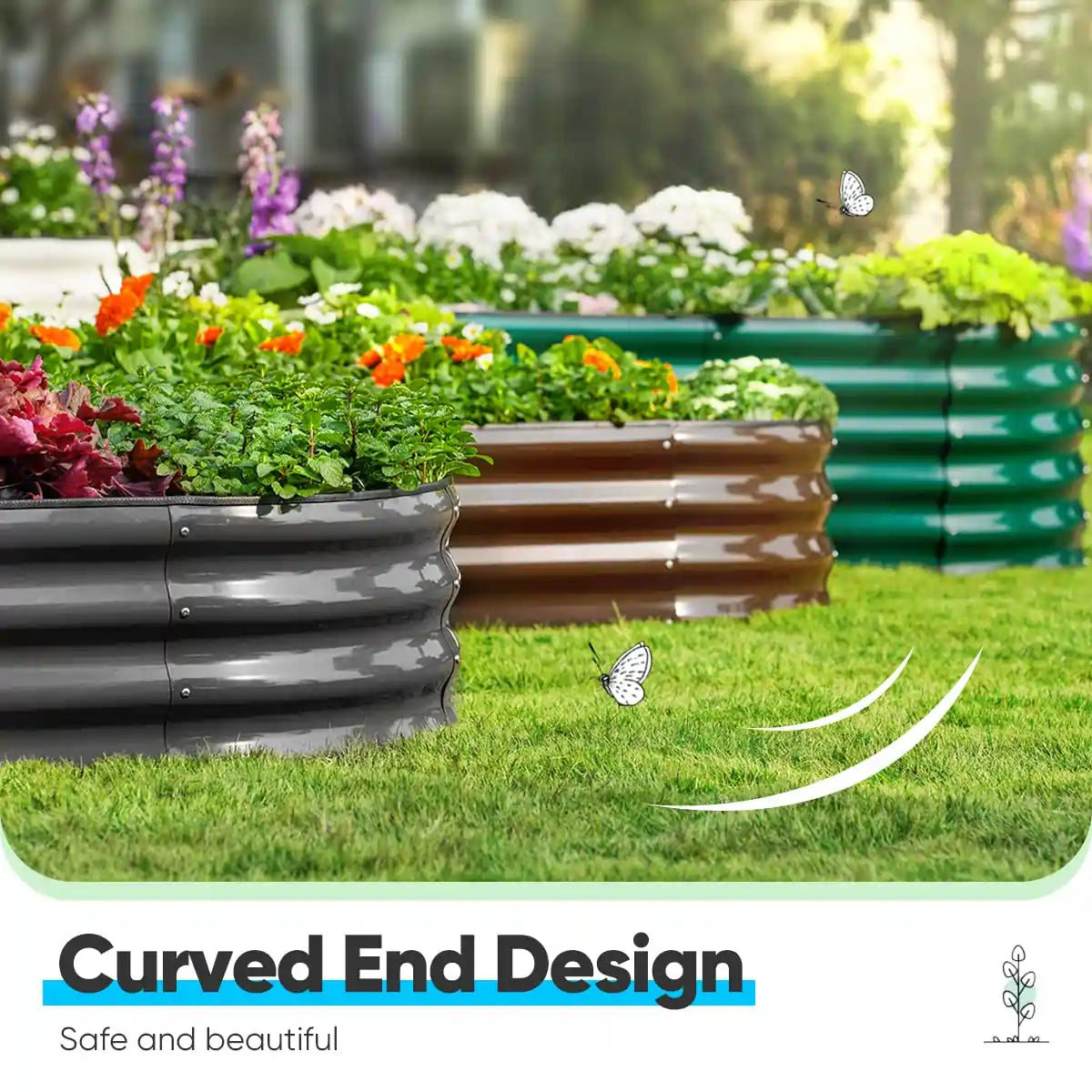 raised flower bed design#color_dark grey